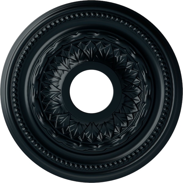 Ekena Millwork Galway Ceiling Medallion (Fits Canopies up to 3 1/4"), 15 3/4"OD x 3 1/4"ID x 1"P, Night Shade CM15GANSF - main